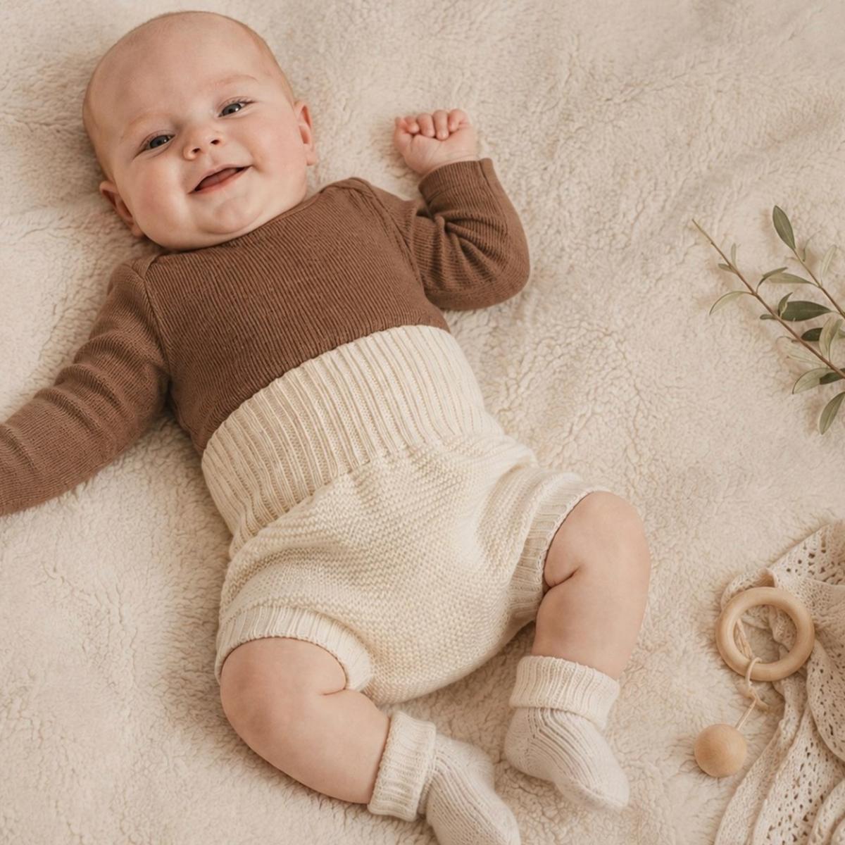 Disana Organic Merino Wool Diaper Cover, Double-Layered (0+ Months)