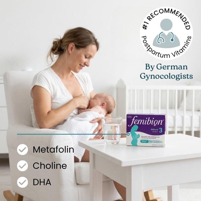 Femibion 3 Breastfeeding Vitamins - 28 Tablets + 28 Capsules