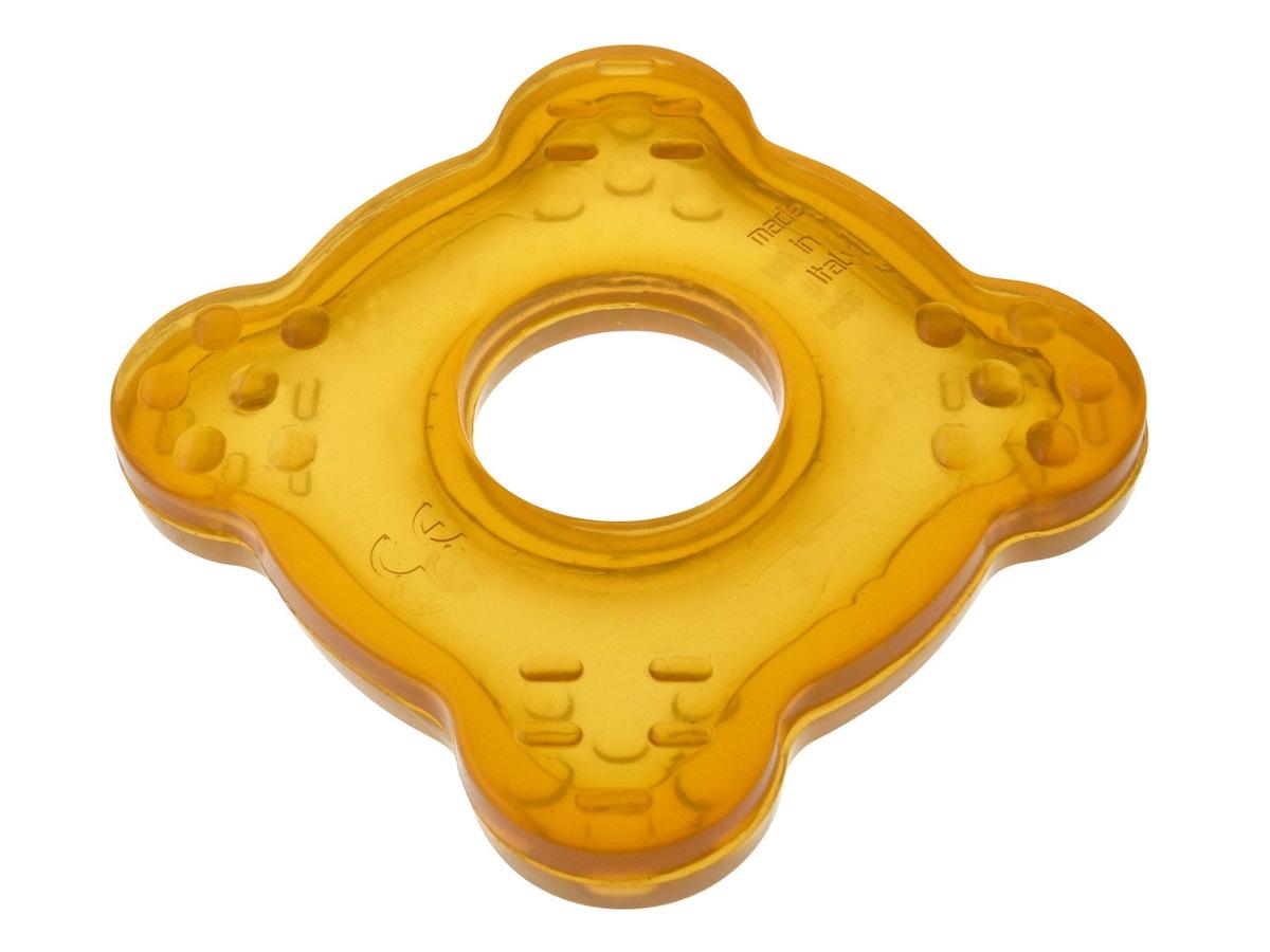 Goldi Natural Rubber Cooling Teething Ring, 6 x 6 cm