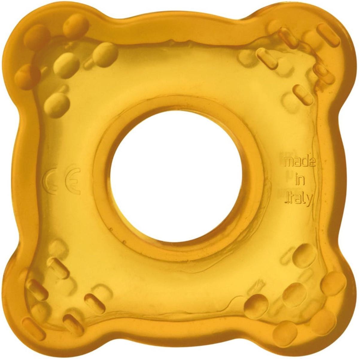 Goldi Natural Rubber Cooling Teething Ring, 6 x 6 cm