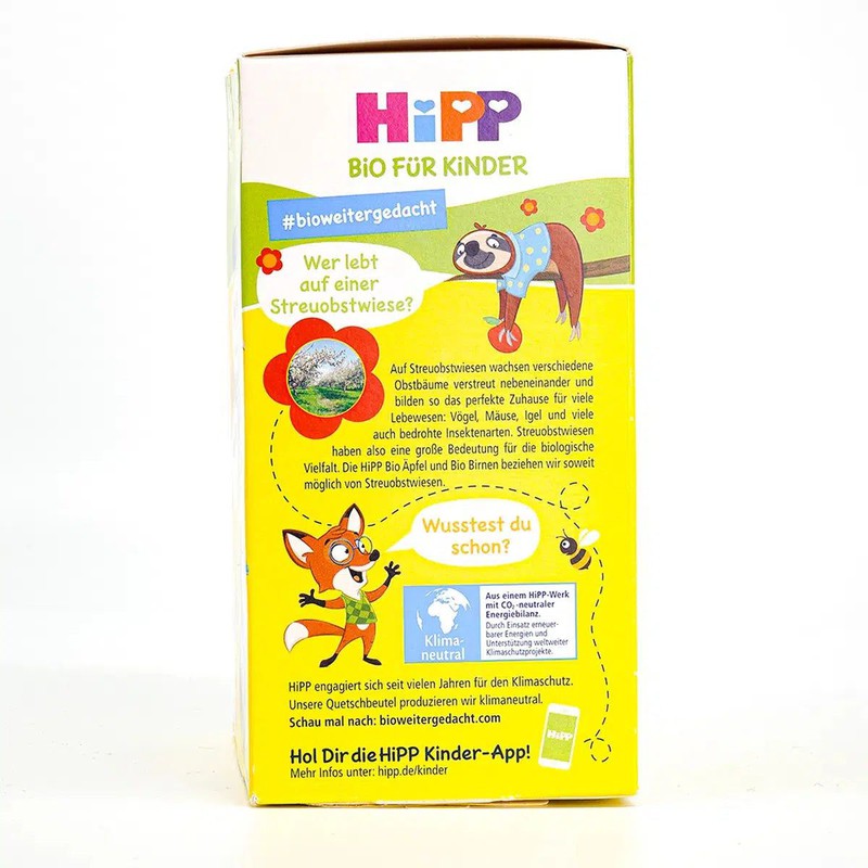 HiPP Fruit Pouches Hippis Mixpack (12+ Months) - 4 Pouches