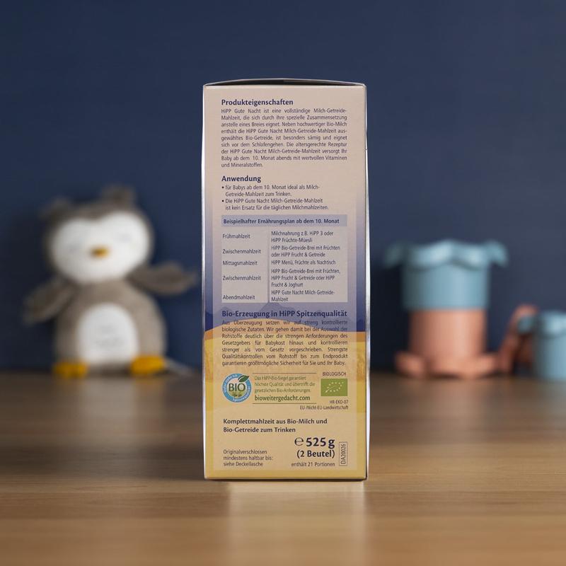 HiPP Good Night Organic Milk-Cereal-Meal for Drinking (525g) - 10+ months