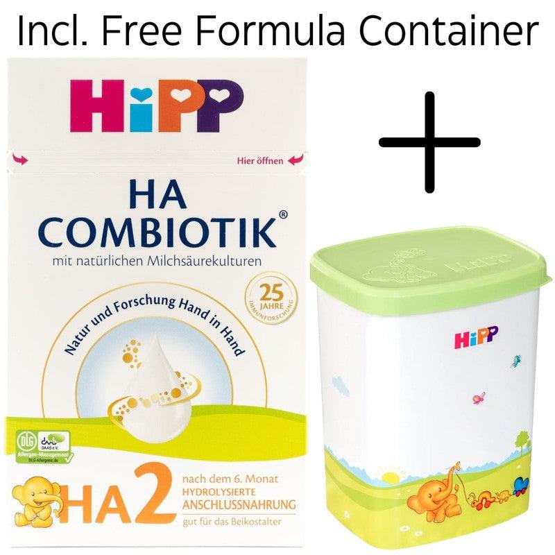 HiPP HA Stage 2 Hypoallergenic Combiotic Formula (600g) + HIPP Storage Container