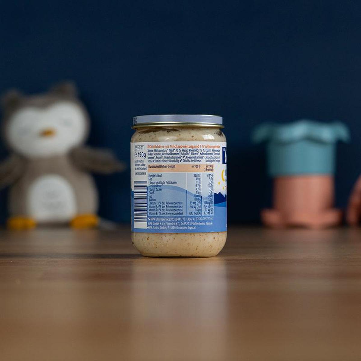 HiPP Jar - 7 Grains and Milk Porridge (6+ months) (190g)
