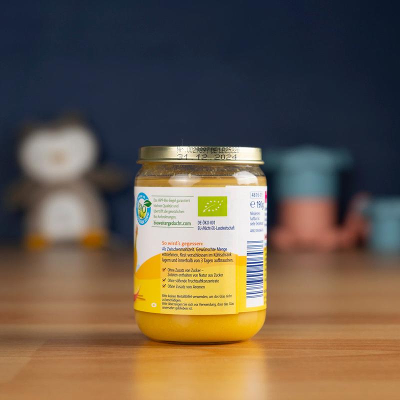 HiPP Jar - Mango Banana Semolina Puree (190g)