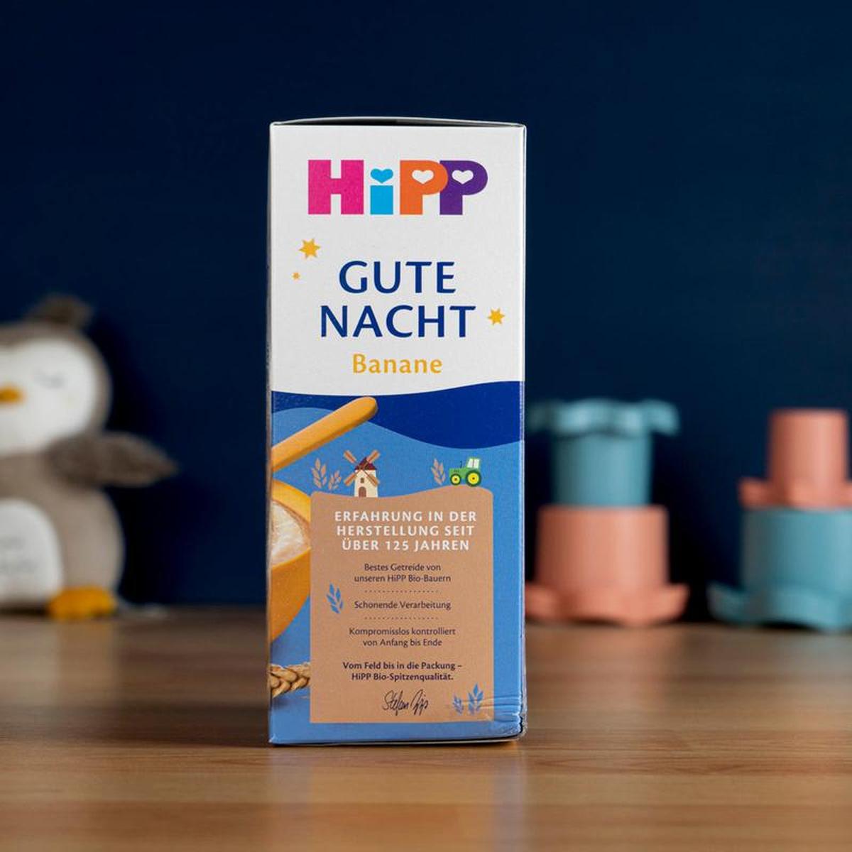 HiPP Organic Banana-Semolina Milk Evening Porridge (6+ Months) - 475g