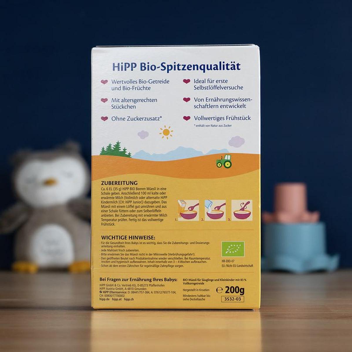 HiPP Organic Berries Muesli (10+ Months) - 200g