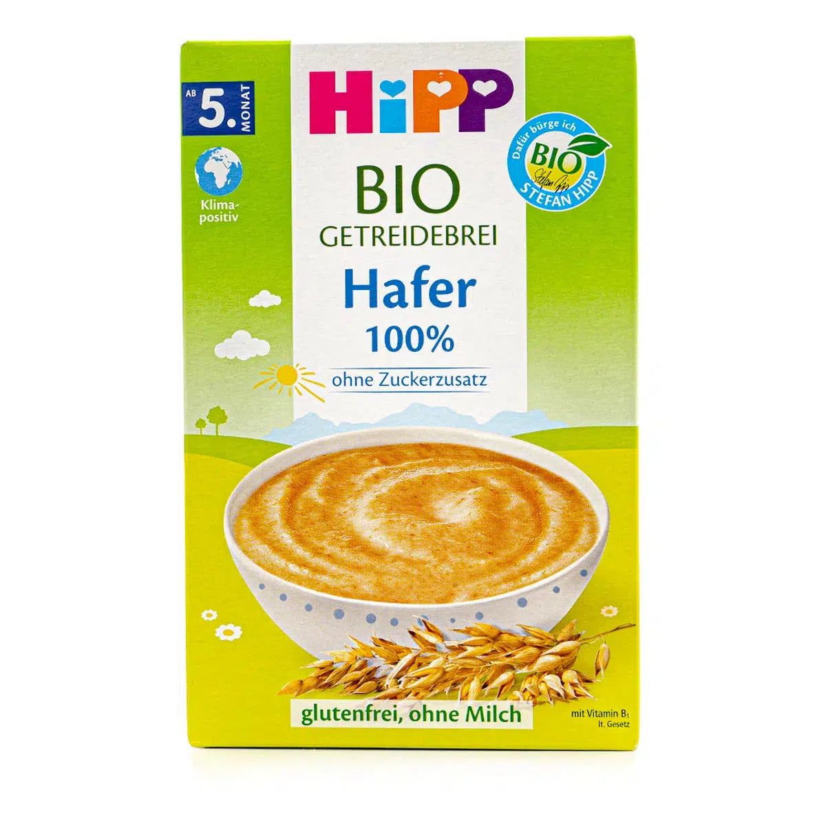 HiPP Organic Cereal Oats Porridge - 100% Oats (5+ Months) - 200g