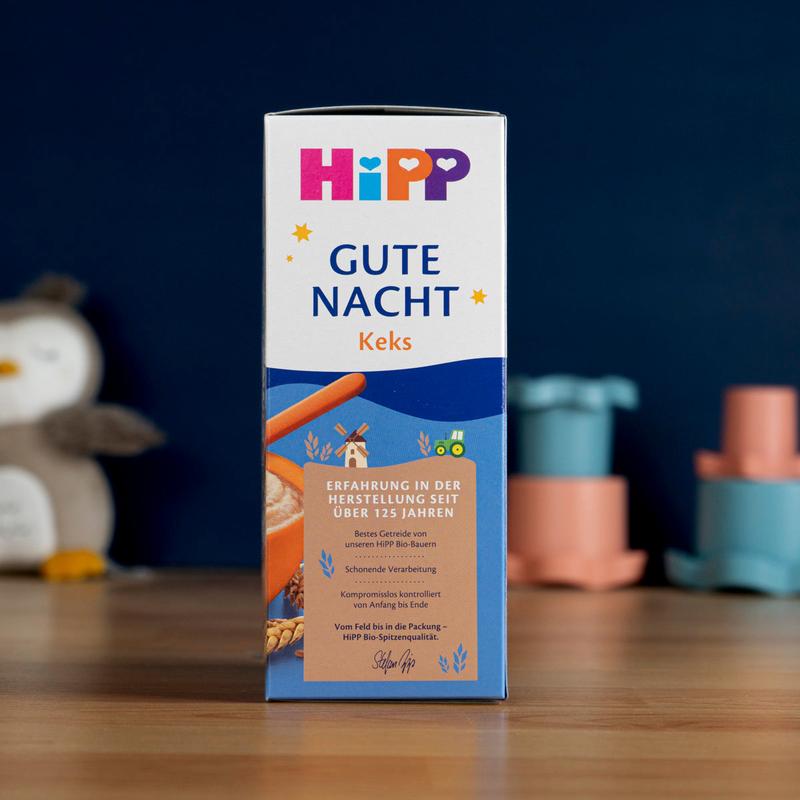 HiPP Organic Good Night Milk Porridge - Biscuit (6+ Months) - 475g
