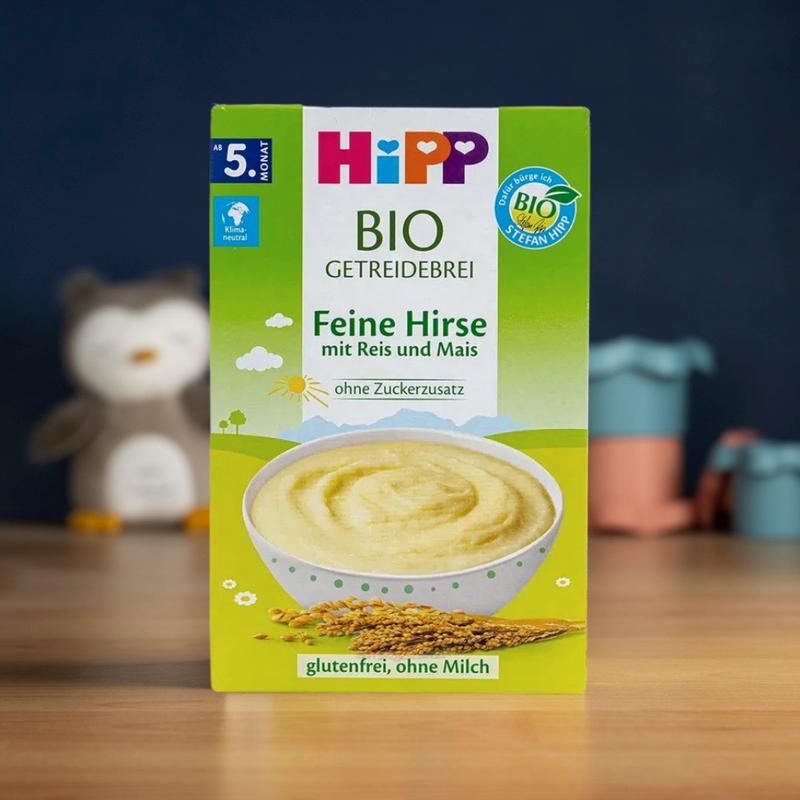 HiPP Organic Grain Porridge - Fine Millet With Rice And Corn (5+ Months) - 200g