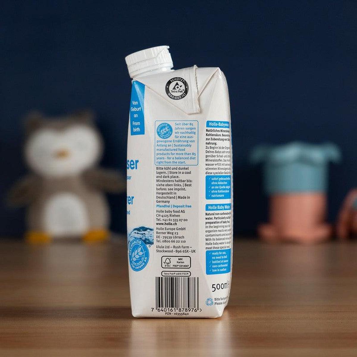 Holle Baby Water for Formula Preparation (500ml), From Birth - 6 Units