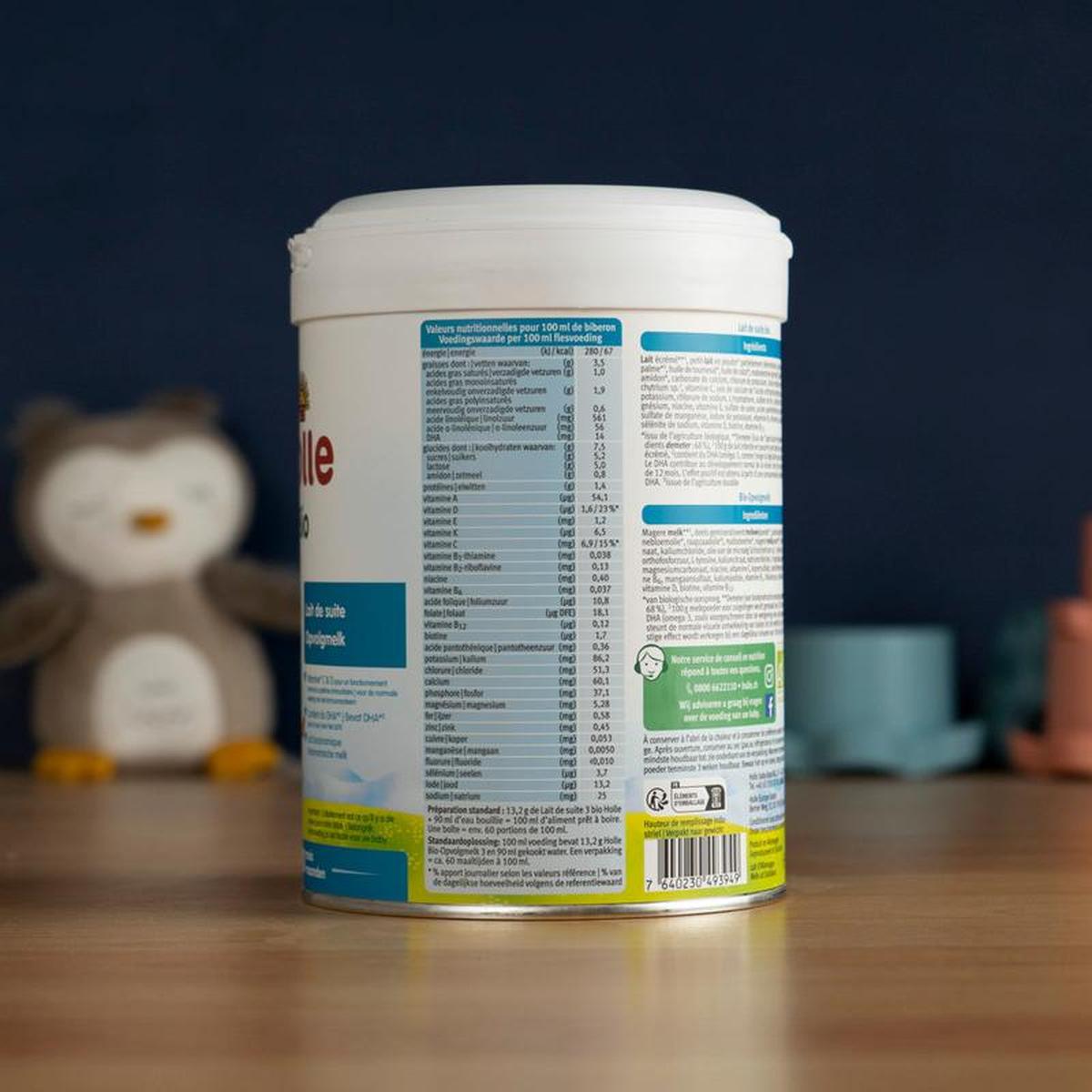 Holle Cow Milk Formula Stage 3 (10+ Months): Dutch Version (800g)