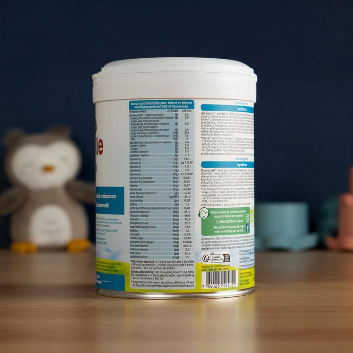 Holle Cow Milk Formula Stage 4 (12+ Months): Dutch Version (800g)