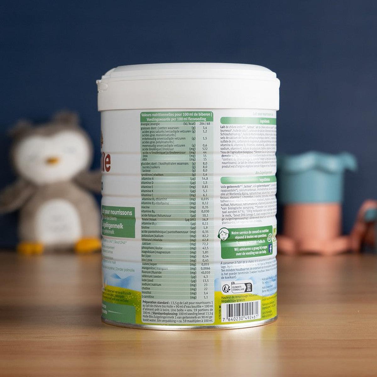 Holle Goat Milk Formula Stage 1 (0-6 Months): Dutch Version (800g)