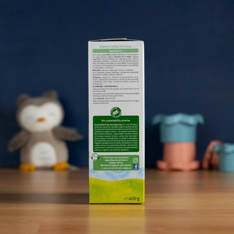 Holle Goat Milk Formula Stage 1 Lactose-Only (0-6 Months): Global Version (400g)