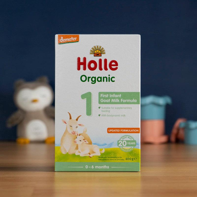 Holle Goat Milk Formula Stage 1 Lactose-Only (0-6 Months): Global Version (400g)