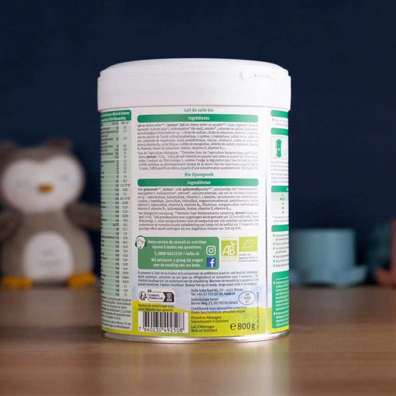Holle Goat Milk Formula Stage 3 (10+ Months): Dutch Version (800g)