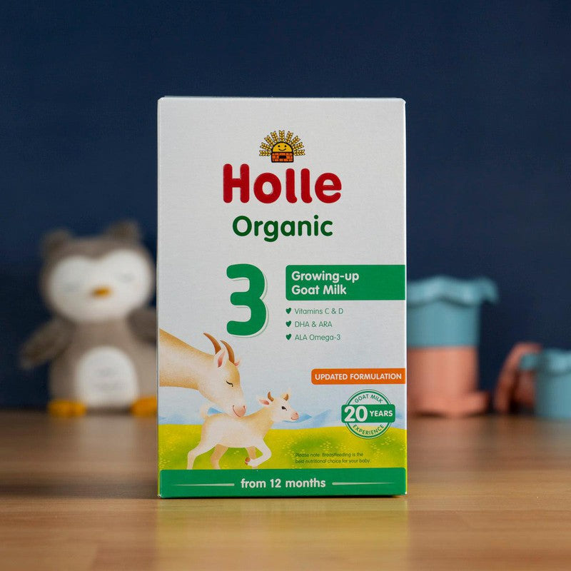Holle Goat Milk Formula Stage 3 Lactose-Only (12+ Months): Global Version (400g)