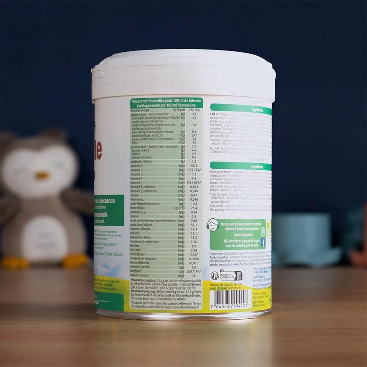 Holle Goat Milk Formula Stage 4 (12+ Months): Dutch Version (800g)