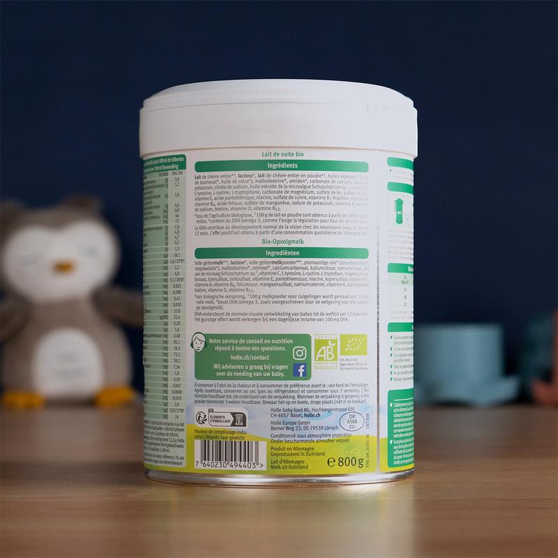 Holle Goat Milk Formula Stage 4 (12+ Months): Dutch Version (800g)