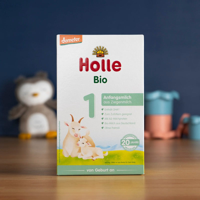 Holle Goat Stage 1 Milk Formula (400g) + HiPP Storage Container