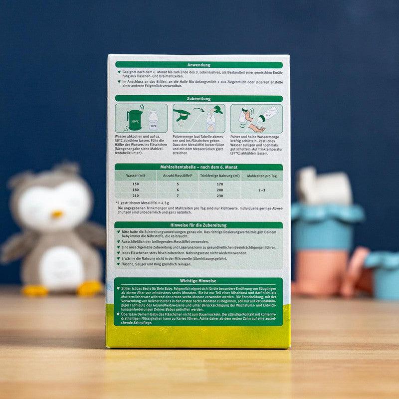 Holle Goat Stage 2 Milk Formula (400g) + HiPP Storage Container