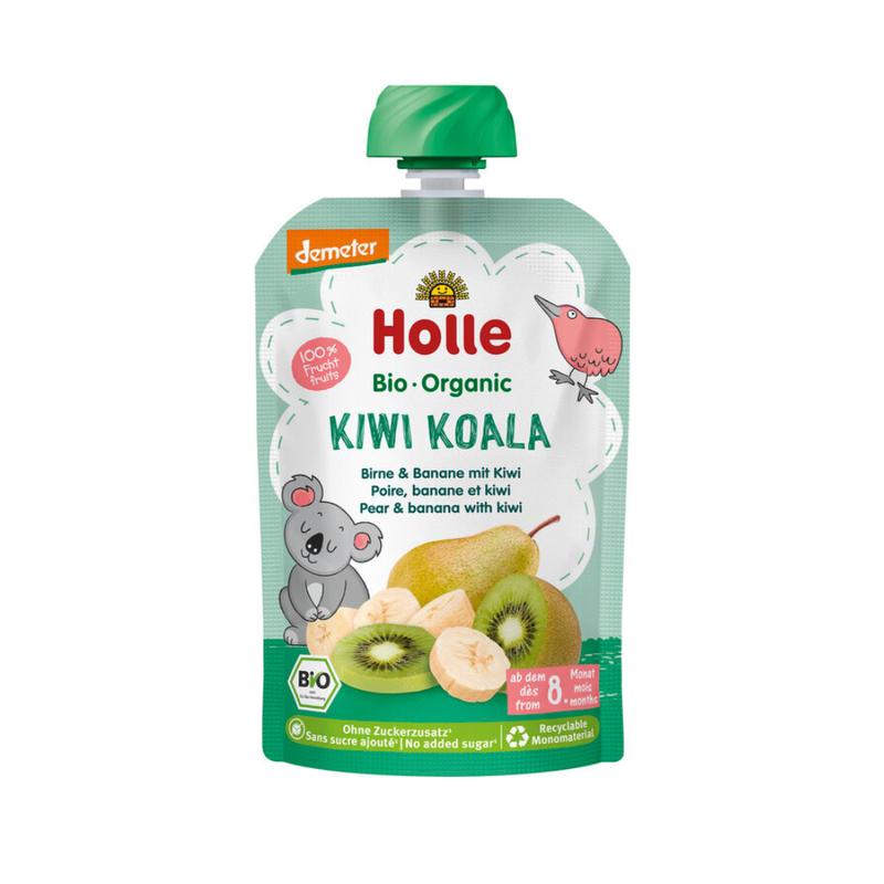 Holle Kiwi Koala: Pear, Banana & Kiwi (8+ Months) - 10 Pouches