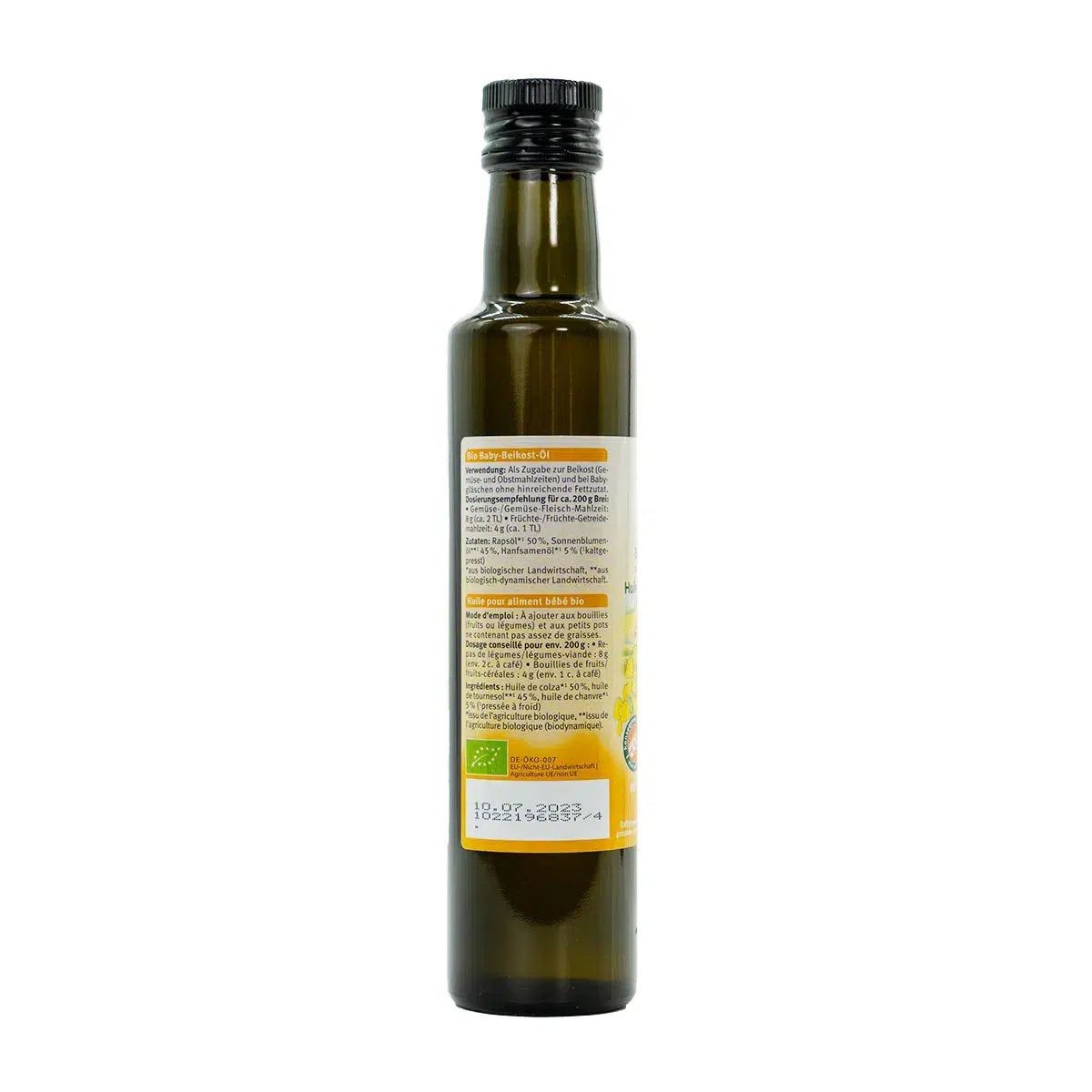 Holle Organic Baby Weaning Oil (250 ml)-From 5 Months