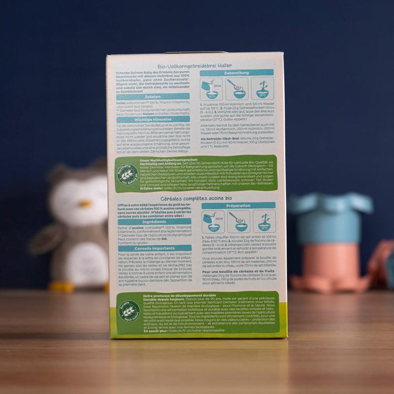 Holle Organic Oats Porridge (5+ Months) - 250g