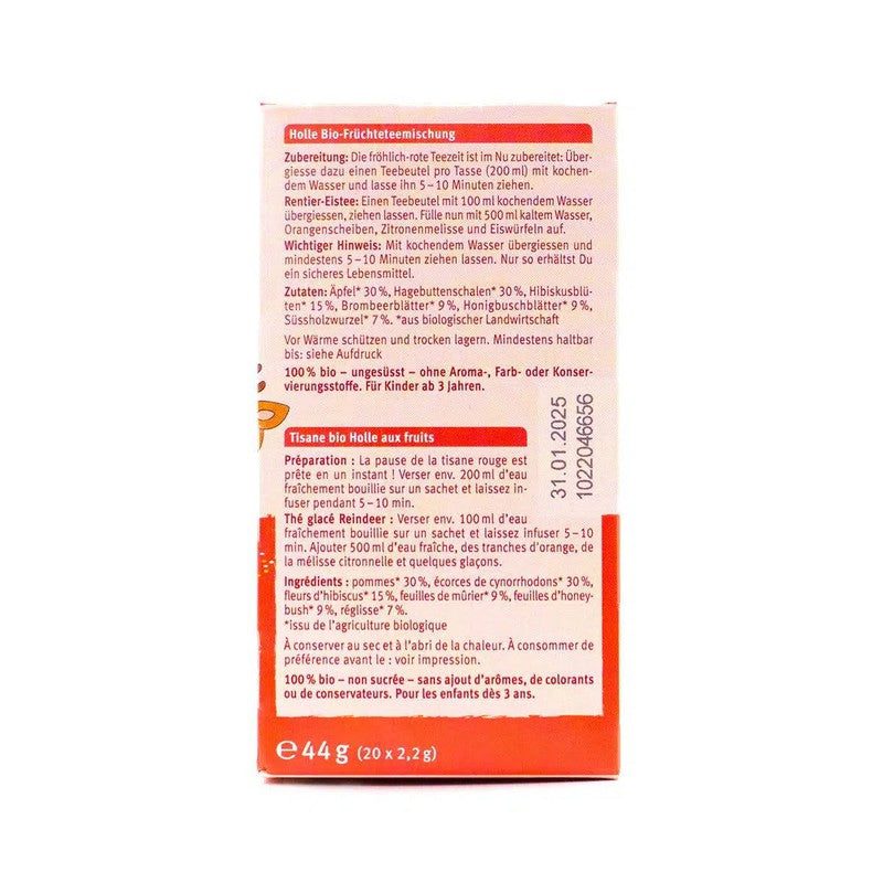 Holle Organic Rosy Reindeer Tea (20 tea bags) - from 3rd year