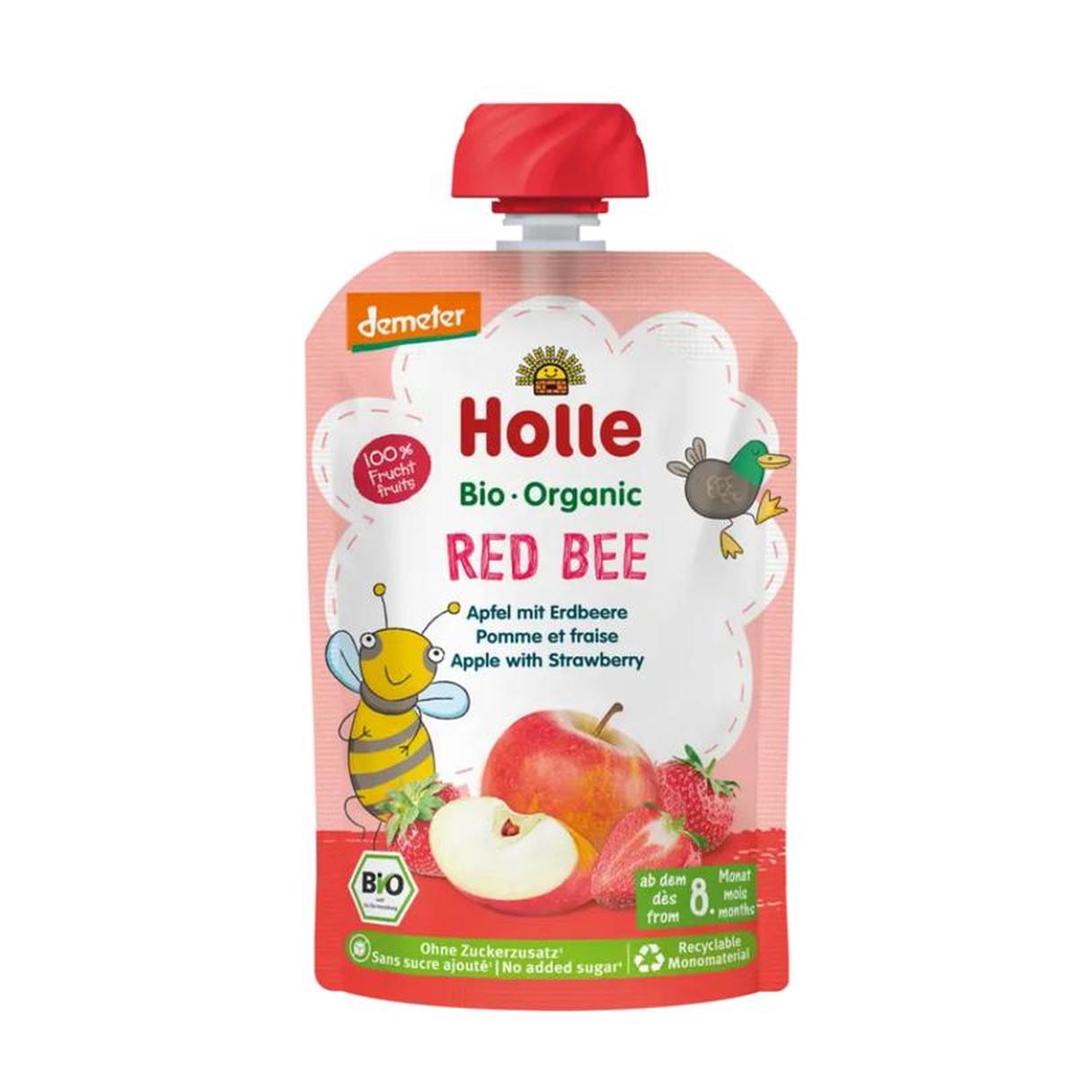 Red Bee - Apple with Strawberry (100g), from 8 months