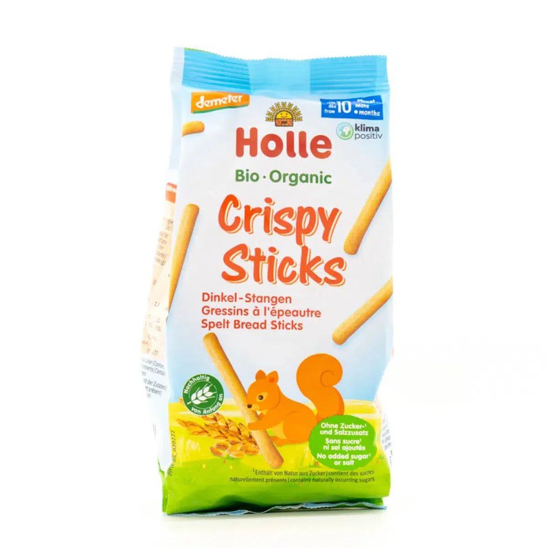Holle Snack - Crunchy Spelt Sticks (10+ Months), 80g - 6 Packs