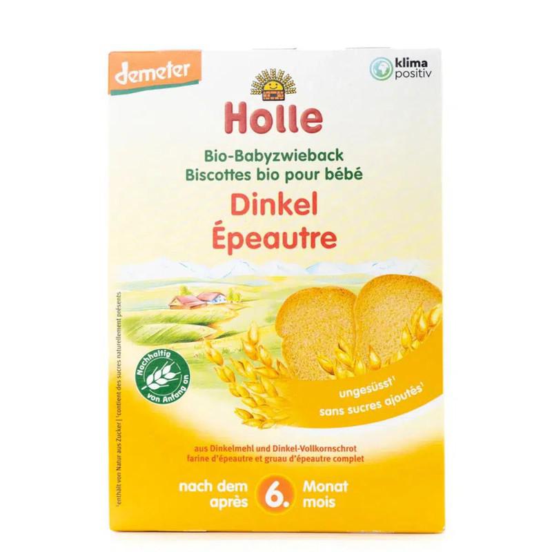 Holle Snack - Spelt Baby Rusks (6+ Months), 200g - 3 Packs