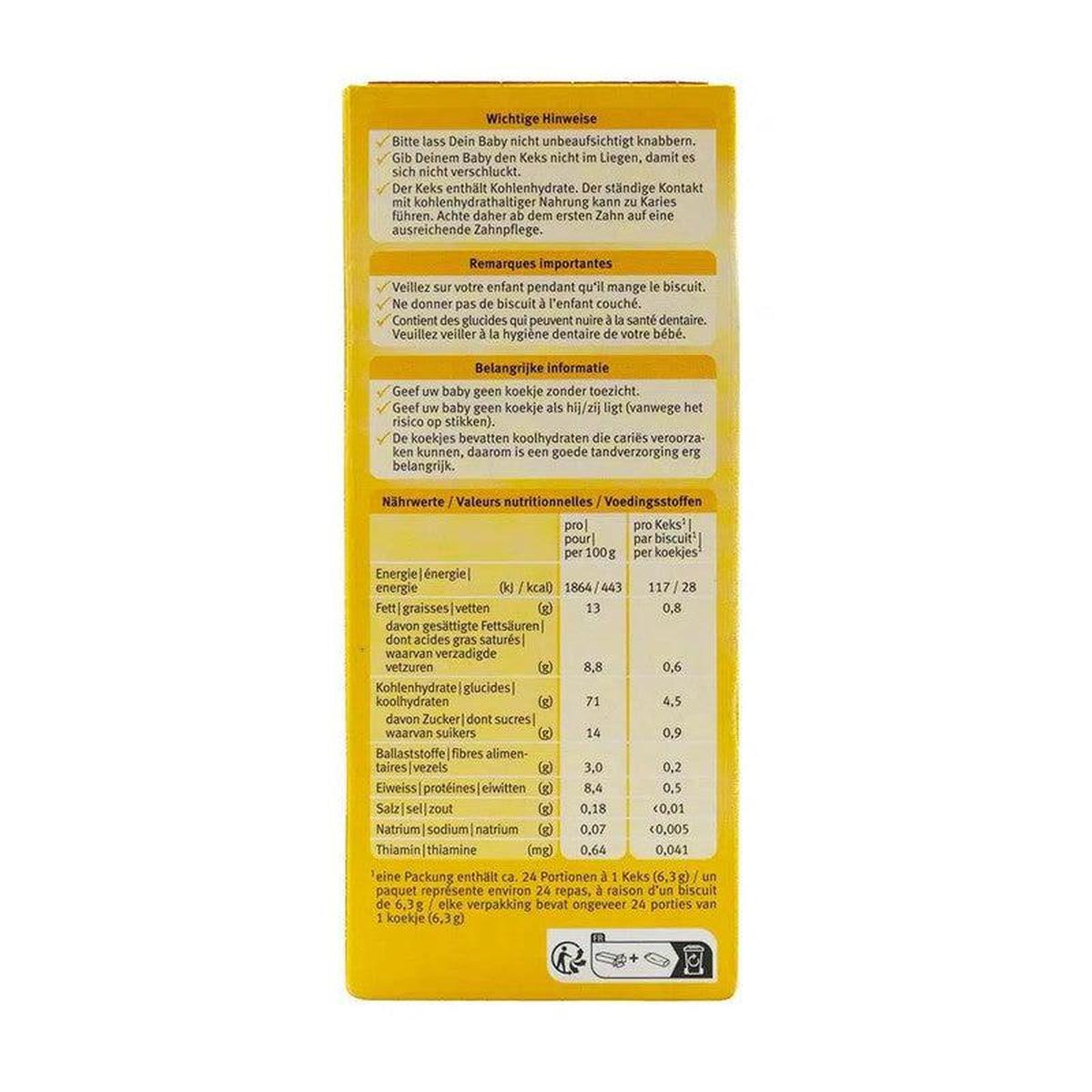 Holle Snack - Spelt Biscuits (8+ Months), 150g - 3 Packs