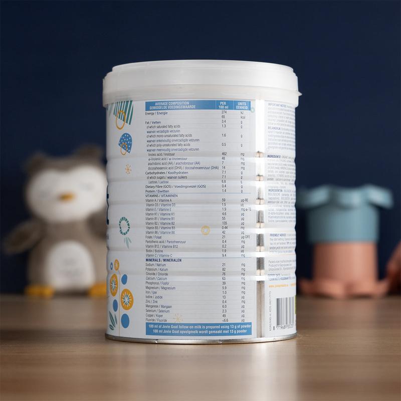 Jovie Stage 2 (6-12 Months) Organic Goat Milk Formula (800g)