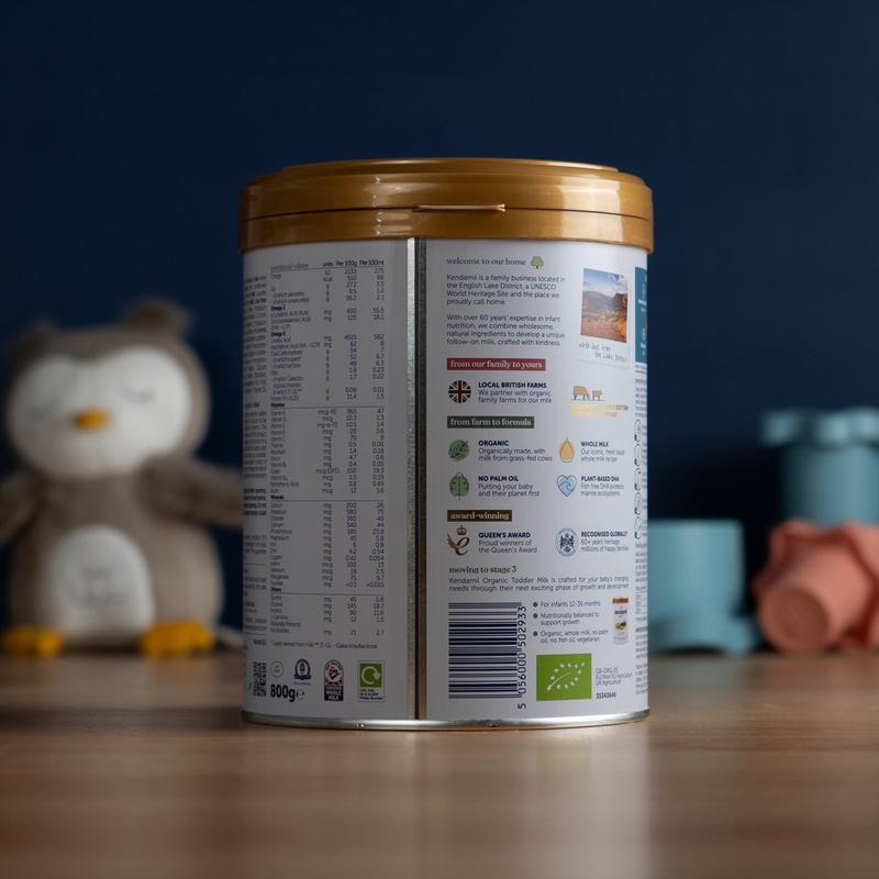 Kendamil Organic Stage 2 (6-12 Months) Follow-on Milk Formula (800g): UK Version