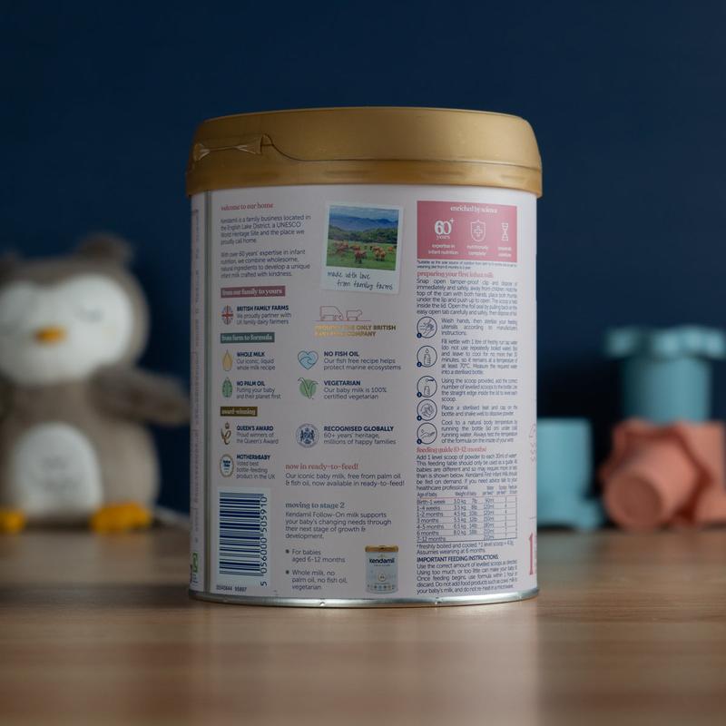 Kendamil Stage 1 (0-6 Months) Classic First Infant Milk Formula (800g): UK Version
