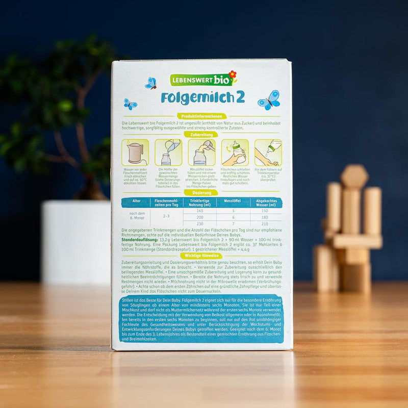 Lebenswert Bio Stage 2 (6-12 Months) Organic Formula (500g)