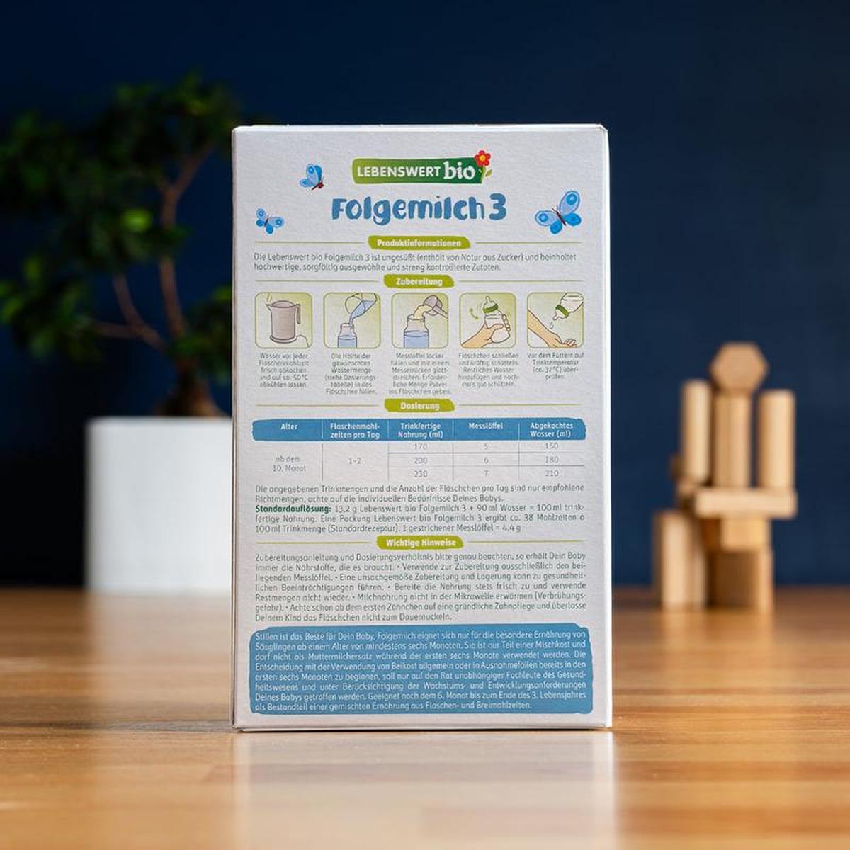 Lebenswert Bio Stage 3 (10+ Months) Organic Formula (500g)