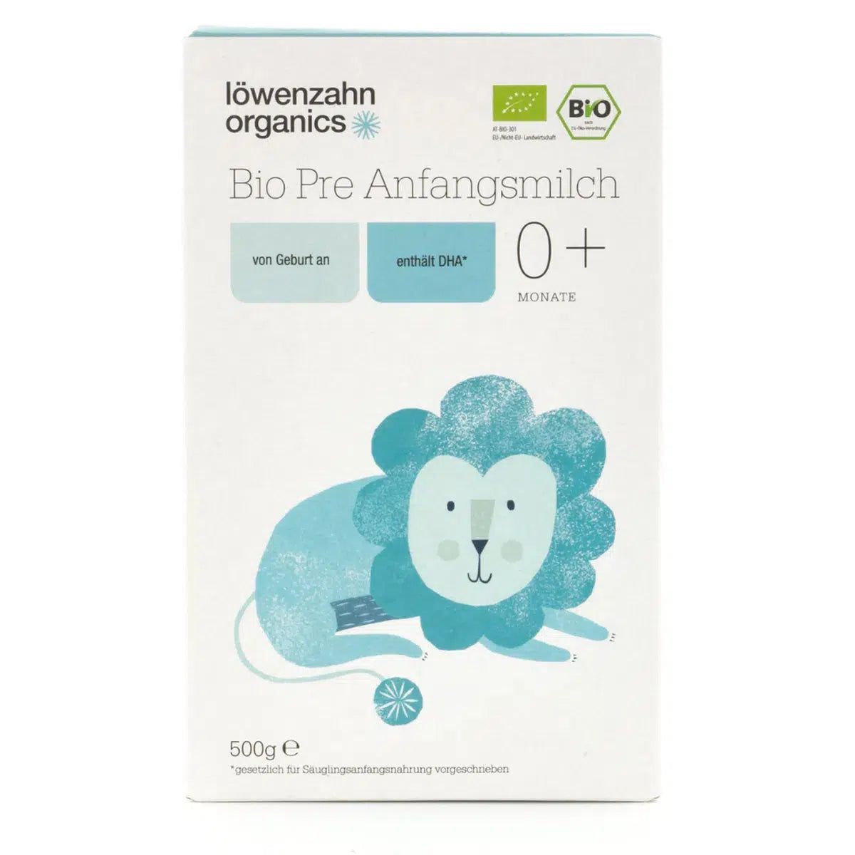 Löwenzahn Organics Stage Pre (0-6 Months) Infant Formula (500g)