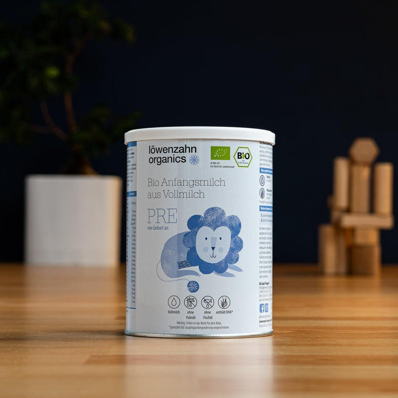 Löwenzahn Whole Cow's Milk Stage Pre (0-6 Months) Infant Formula (400g)