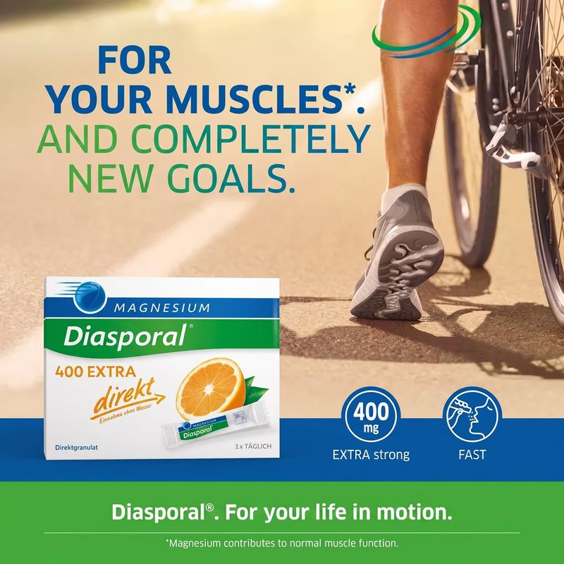 Magnesium Diasporal 400 Extra Direct Granules (100 units)
