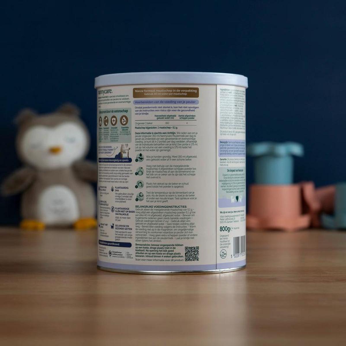 Nannycare Stage 3 (12+ Months) Goat Milk Toddler Formula (800g)