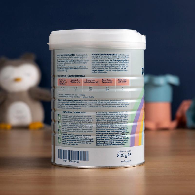 Pure Goat Stage 3 (10+ Months) Follow-on Milk Formula (800g)