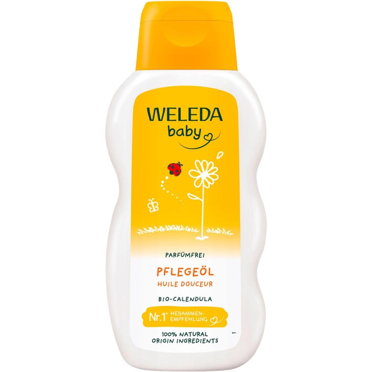 Weleda Baby Calendula Fragrance-Free Care Oil, 200ml (0+ Months)