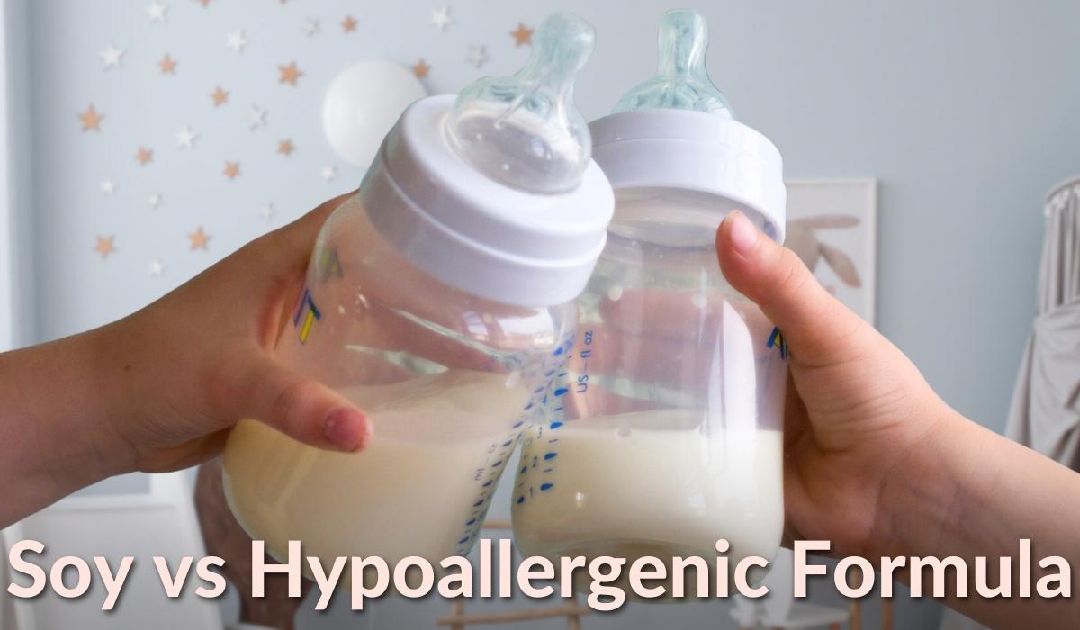 The Differences Between Soy Formula And Organic Hypoallergenic Formula