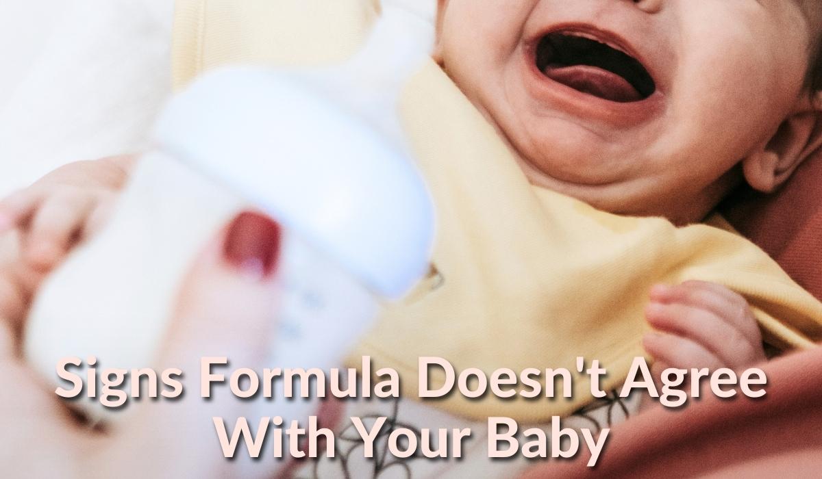 Signs Formula Doesn’t Agree With Baby