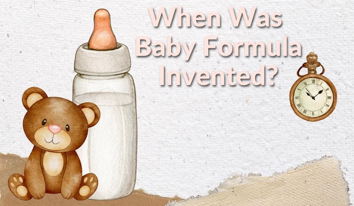 When was baby formula invented?