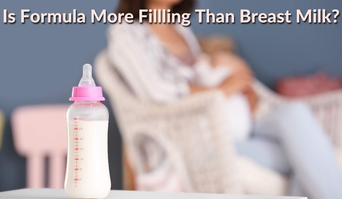 is formula more filling than breast milk