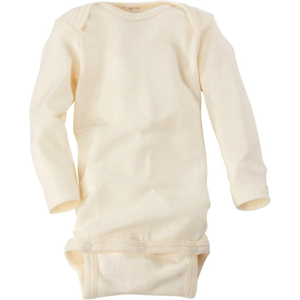 Cosilana Organic Wool & Silk Long-Sleeve Baby Bodysuit (0+ Months)